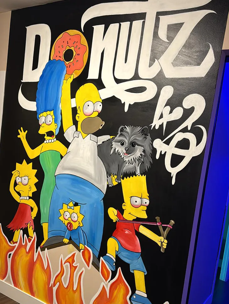 Donutz mural